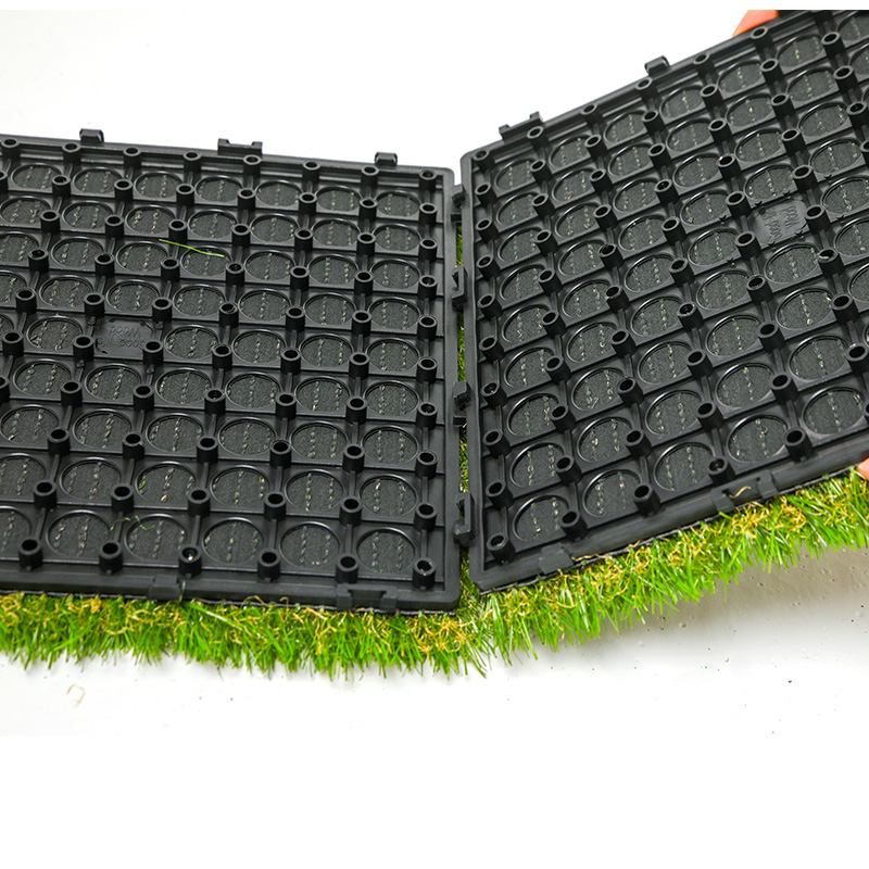 Vật liệu PE ngoài trời Gạch lát sân cỏ nhân tạo