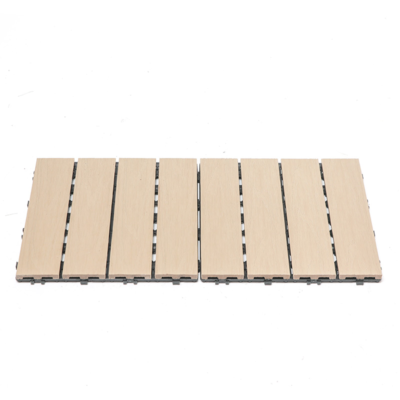 Gạch lát sàn composite WPC bền bỉ Gạch nhựa gỗ ngoài trời